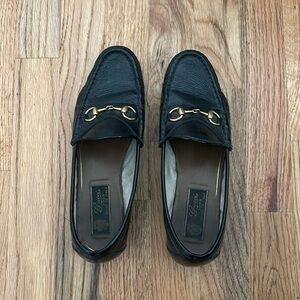 Patent leather Gucci horsebit loafers from 2015 size 37 GUC lots of life left!!